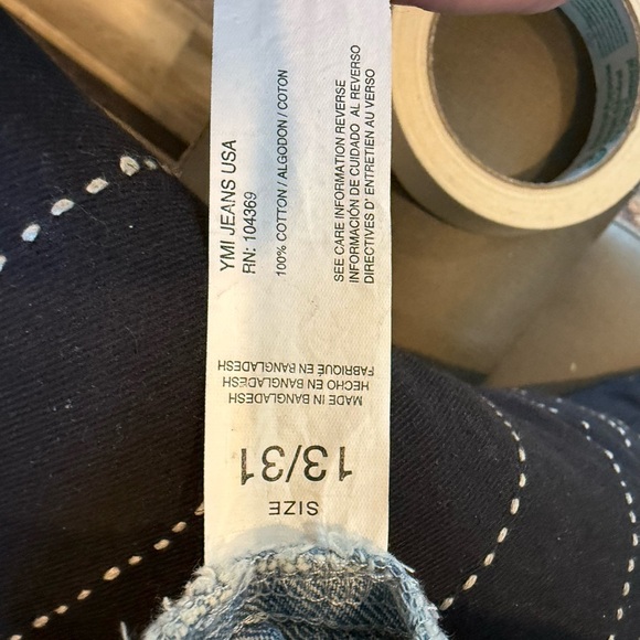 YMI Light Blue Denim Festival Shorts - Picture 6 of 7